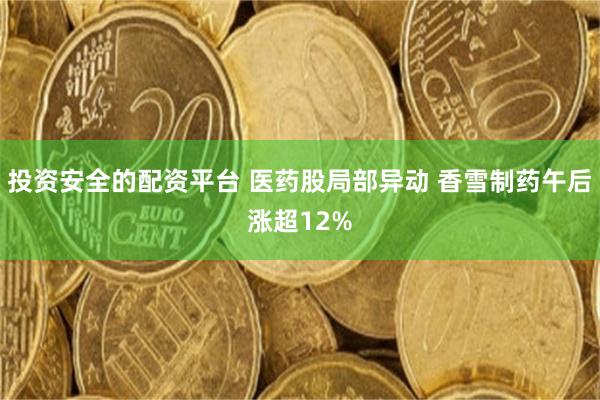 投资安全的配资平台 医药股局部异动 香雪制药午后涨超12%