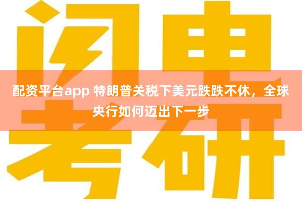 配资平台app 特朗普关税下美元跌跌不休，全球央行如何迈出下一步