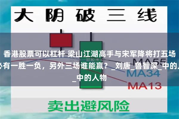 香港股票可以杠杆 梁山江湖高手与宋军降将打五场：必有一胜一负，另外三场谁能赢？_刘唐_鲁智深_中的人物