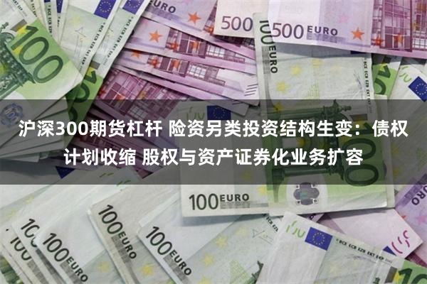 沪深300期货杠杆 险资另类投资结构生变：债权计划收缩 股权与资产证券化业务扩容